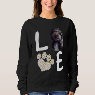 Hunde 365 Liebe Lagotto Romagnolo Dog Paw Pet Resc Sweatshirt