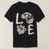 Hunde 365 Lieben Dalmatiner Dog Pager Pet Rescue Z T-Shirt (Design vorne)