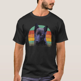 Hunde 365 Retro Norwegischer Elchhund Hund Vintage T-Shirt