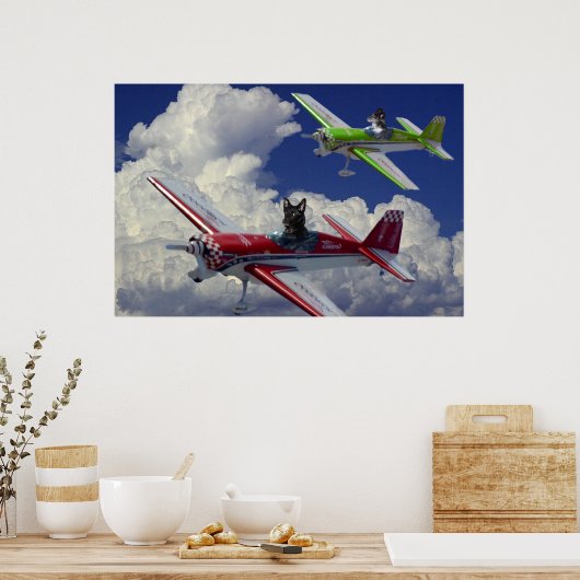 Hunde 4 poster (Küche)