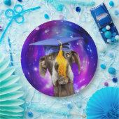 Hunde Abschluss mit Hund Pappteller (Party)