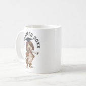 Hunde Abschluss Personalisiert Kaffeetasse (Vorderseite Links)
