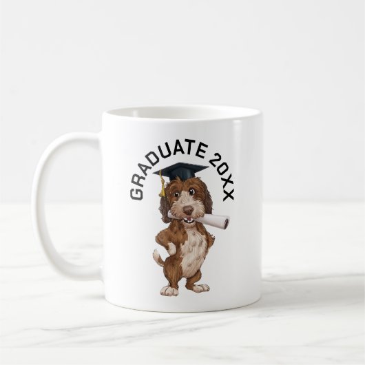 Hunde Abschluss Personalisiert Kaffeetasse (Links)