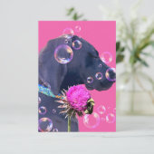 Hunde Adoption schön Dankeskarte (Stehend Vorderseite)