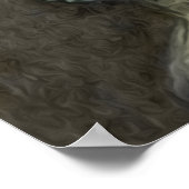 Hunde Adoring Girl Viktorianisch Painting Poster (Ecke)