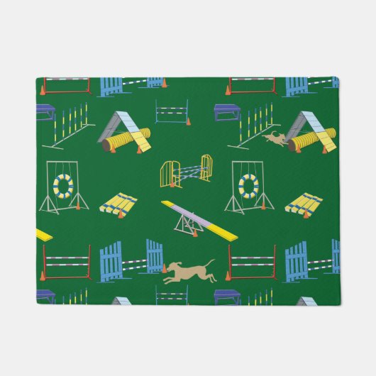 Hunde-Agility Fußmatte (Vorderseite)