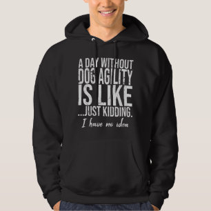 Hunde-Agility-Sportgeschenk Hoodie