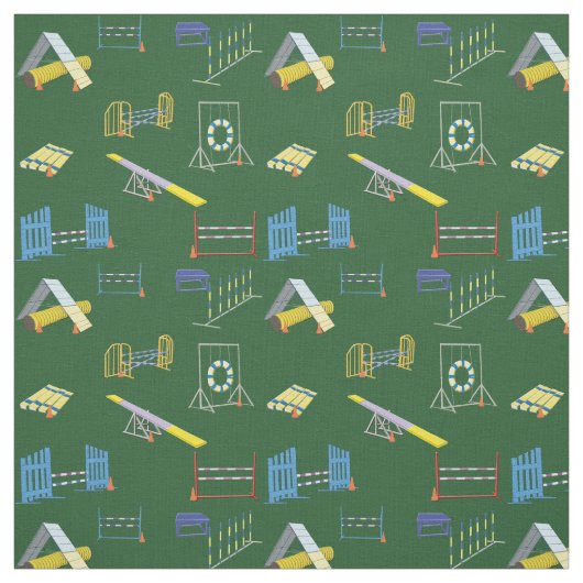 Hunde-Agility Stoff (Muster)