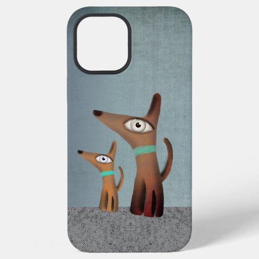 Hunde Alebrije iPhone Hülle (Rückseite)