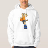 Hunde als Basketballspieler mit Basketball Hoodie (Vorderseite)