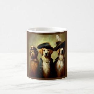 Hunde als drei Musketiere Kaffeetasse