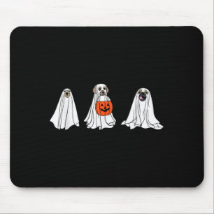 Hunde als Geister für Halloween Lustige Geist-Hund Mousepad