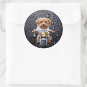 Hunde als Hunde Runder Aufkleber (Tasche)