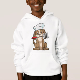 Hunde als Koch mit Koch Hut & Spatula Hoodie