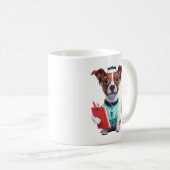 Hunde als Krankenschwester, Hunde tragen Krankensc Kaffeetasse (VorderseiteRechts)