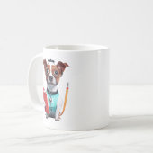 Hunde als Krankenschwester, Hunde tragen Krankensc Kaffeetasse (Vorderseite Links)