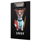 Hunde als Krankenschwester, Hunde tragen Krankensc Klemmbrett (Links)