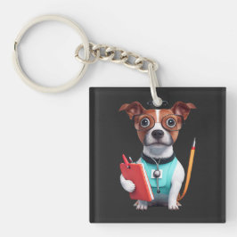 Hunde als Krankenschwester, Hunde tragen Krankensc Schlüsselanhänger