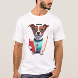 Hunde als Krankenschwester, Hunde tragen Krankensc T-Shirt