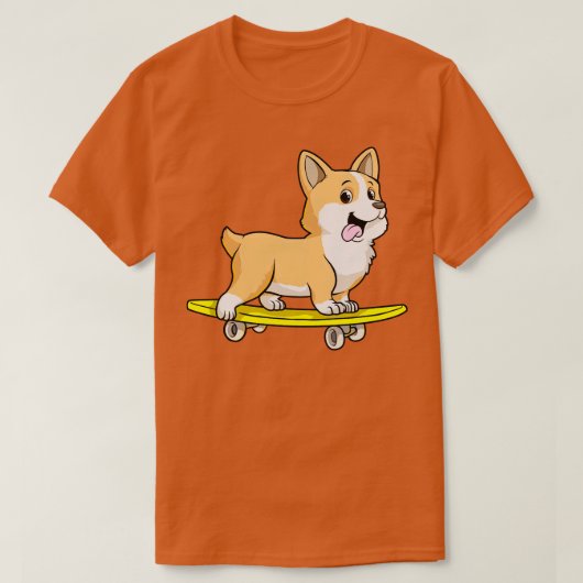 Hunde als Skater mit Skateboard 3 T-Shirt (Design vorne)