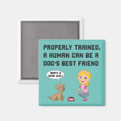 Hunde am besten Freund Magnet (Vorderseite/Rückseite)