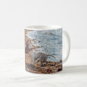 Hunde am Strand Kaffeetasse (VorderseiteRechts)