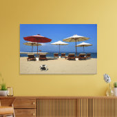 Hunde am Strand Leinwanddruck (Insitu (Wohnzimmer))