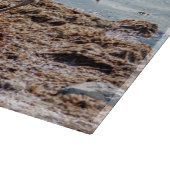 Hunde am Strand Schneidebrett (Ecke)