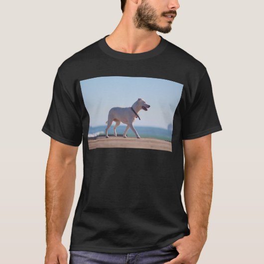 Hunde am Strand T-Shirt (Vorderseite)