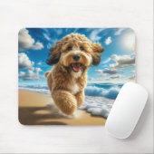Hunde am Strandmousepad Mousepad (Mit Mouse)