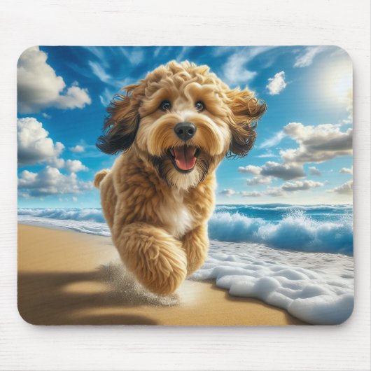 Hunde am Strandmousepad Mousepad (Vorne)