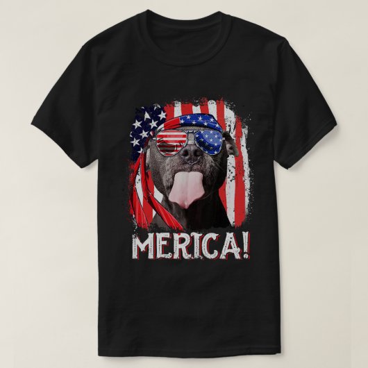 Hunde Amerika T-Shirt (Design vorne)
