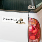 Hunde an Bord Autoaufkleber (Auf Lkw)