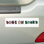 Hunde an Bord Autoaufkleber (Auf Auto)