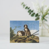 Hunde an der Leine Francisco José de Goya Meisterw Postkarte (Stehend Vorderseite)
