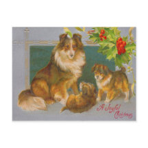 Hunde an Weihnachten
