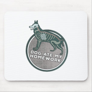 Hunde Ate meine Hausaufgaben Mousepad