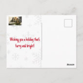 Hunde auf dem Bauernhof Vintag Postkarte (Rückseite)