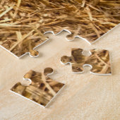 Hunde auf Hay Bale 1014 Piece Jigsaw Puzzle (Seite)