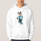 Hunde auf Ice-Skaten mit Ice-Skaten Hoodie (Vorderseite)