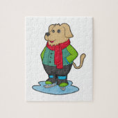 Hunde auf Ice-Skaten mit Ice-Skaten Puzzle (Vertikal)
