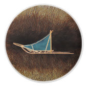 Hunde auf Karibikfieber geschlafen Keramikknauf (Vorderseite)