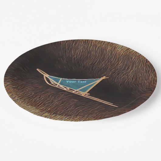 Hunde auf Karibikfieber geschlafen Pappteller (Schrägansicht)