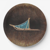 Hunde auf Karibikfieber geschlafen Pappteller (Vorderseite)