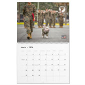 HUNDE AUF PARADE - Hunde des Militärdienstes der U Kalender (Mär 2026)