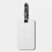 Hunde auf Sofa Gepäckanhänger (Rückseite vertikal)