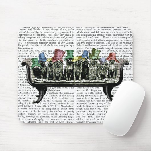 Hunde auf Sofa Mousepad (Mit Mouse)