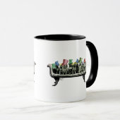 Hunde auf Sofa Tasse (VorderseiteRechts)