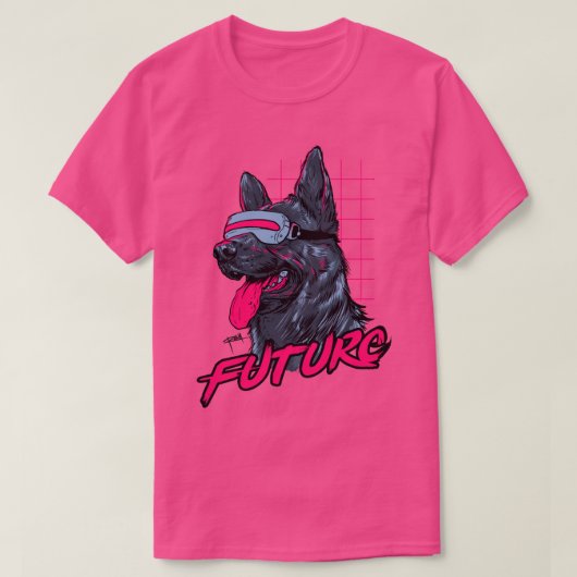 Hunde aus der Zukunft T-Shirt (Design vorne)