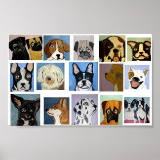Hunde aus Ginsburg Poster